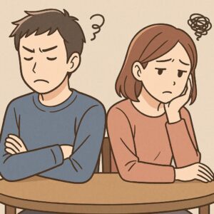 共感できないパートナー
