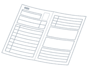 履歴書のイラスト