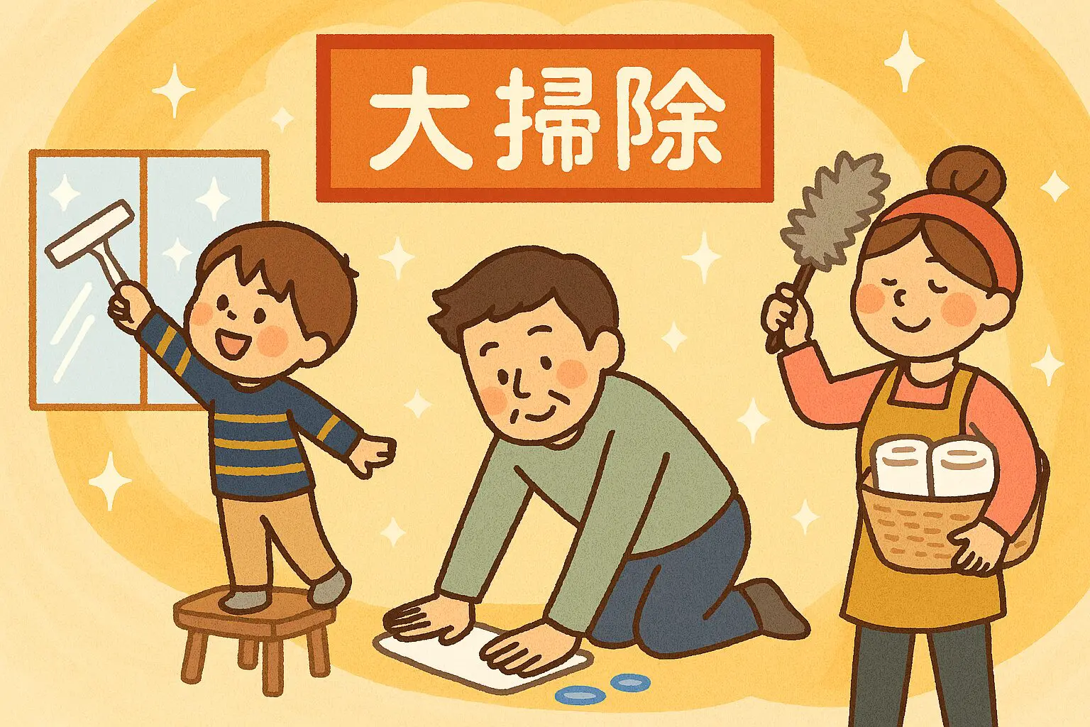 一年の締めくくりに心もすっきり！やさしく始める大掃除ガイド｜就労