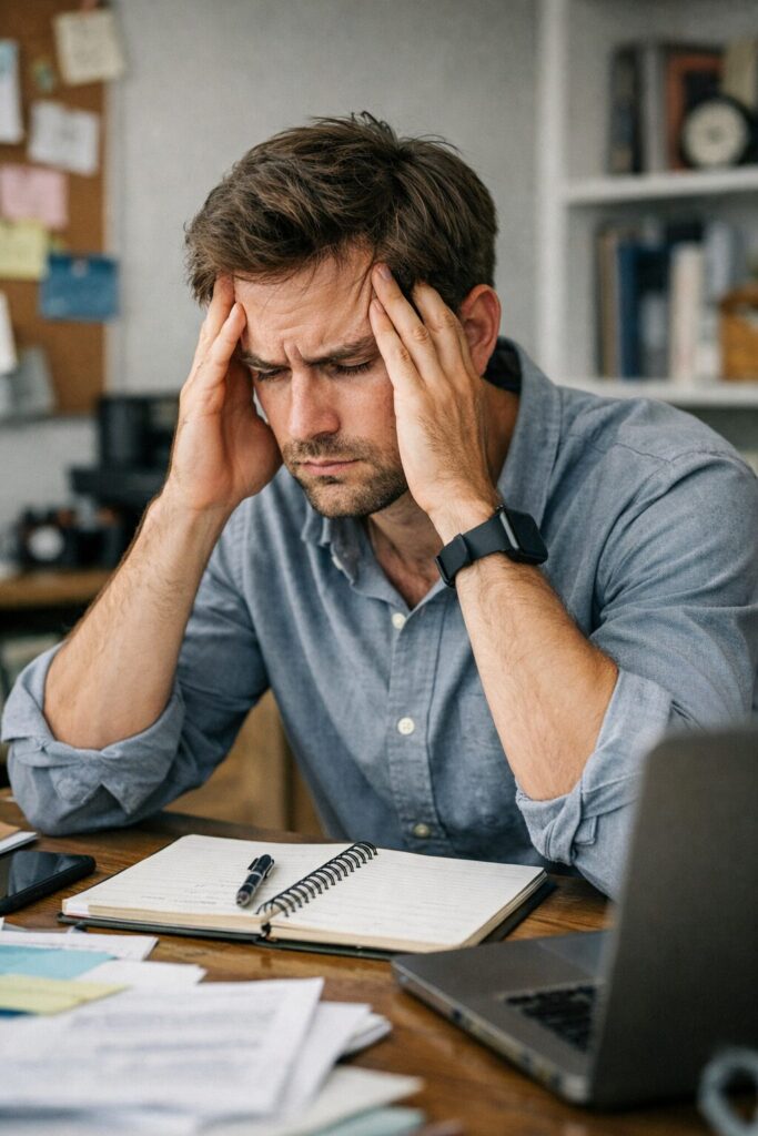 ADHD 悩める男性