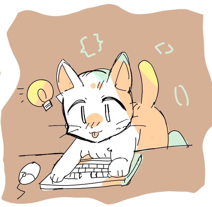 プログラミングを理解する猫